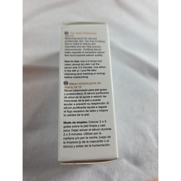 NEXXT Beauty Miami Purifying Tea Tree Serum Reduces Skin Impurities .33 Fl Oz - Picture 2 of 3